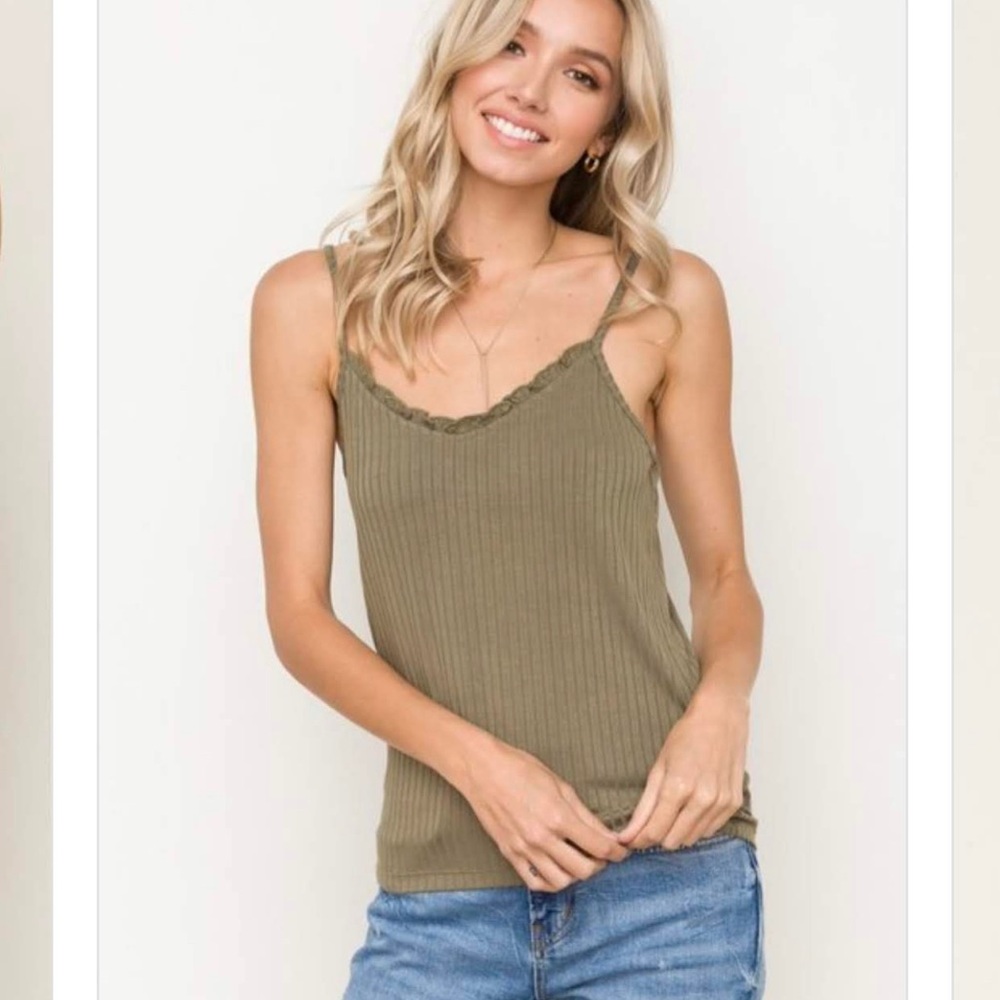 Ribbed tank top
